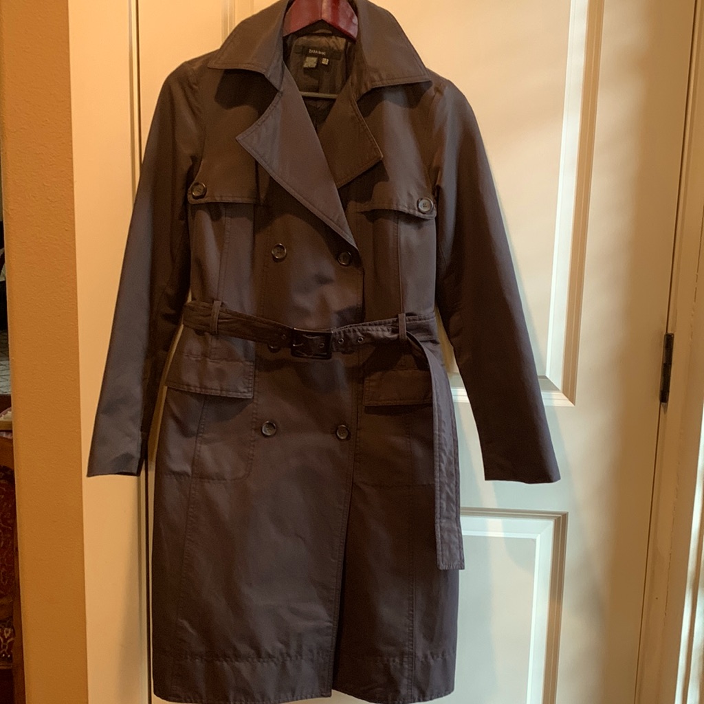 Zara Basic Trench Coat.
